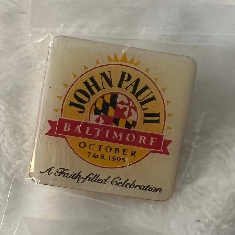 John Paul II Baltimore Commemorative Lapel Pin
